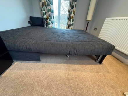 Photo of free Blue/black double sofa bed (Ambleside LA22) #3