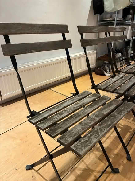 Photo of free Four gardens chairs (Homerton E5) #1