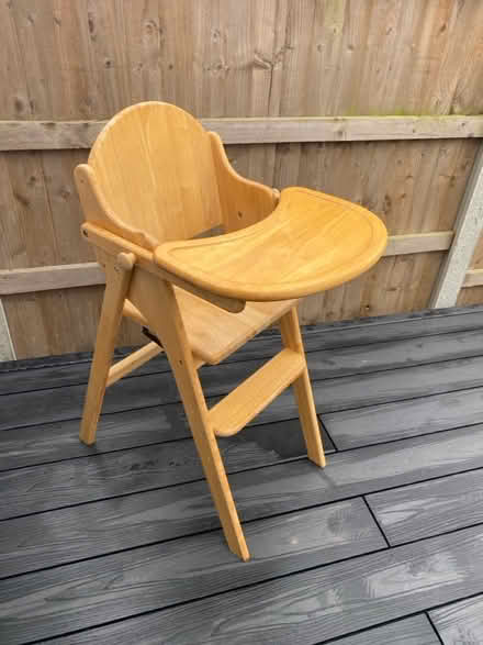Photo of free Child’s high chair (The wick, Wickford) #1