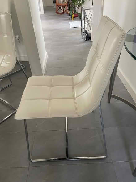 Photo of free Contemporary dining chairs (8) (East Richardson.) #3