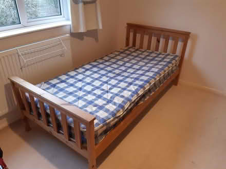Photo of free Single bed & mattress (Weston Park) #1