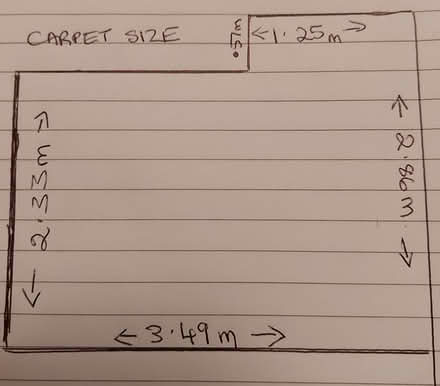 Photo of free bedroom carpet (Poulton le Fylde FY6) #1