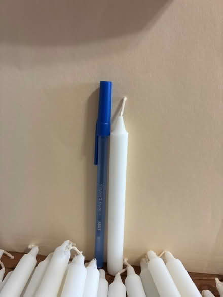 Photo of free 30 5” thin candles (Los Altos) #2