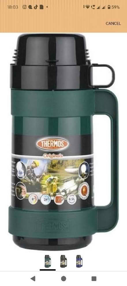 Photo of 2 Big Flasks (Shipley BD18) #1