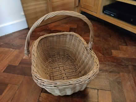 Photo of free Wicker basket, handle needs mending (Backwell BS48) #2