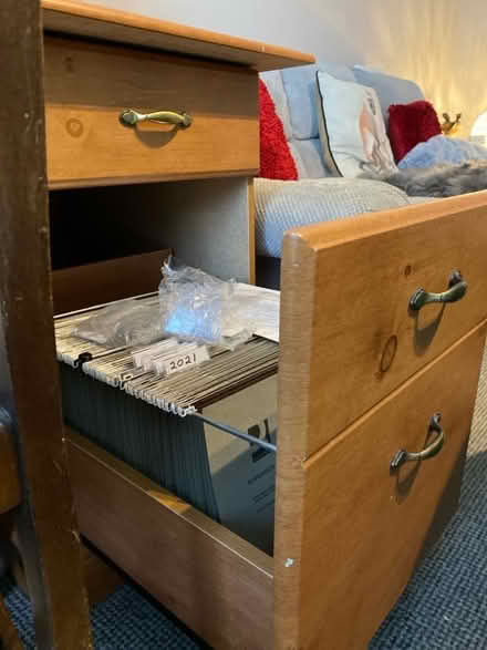 Photo of free Large pine desk (Sidley TN39) #2