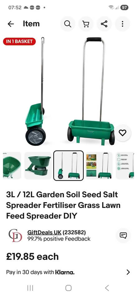 Photo of Seed spreader (Weybridge KT13) #1