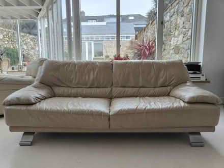 Photo of free Leather couch (A96K4AX) #2