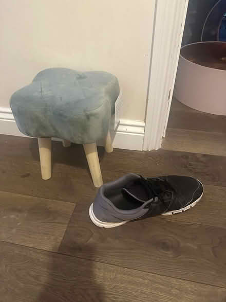 Photo of free Small green footstool (Upper Wolvercote OX2) #1