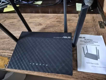 Photo of free ASUS dual band gigabit router (Taunton Killams & Mountfield District Ward TA1) #1