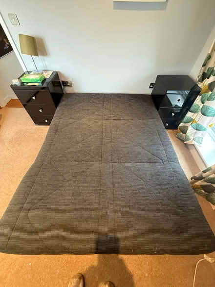 Photo of free Blue/black double sofa bed (Ambleside LA22) #2