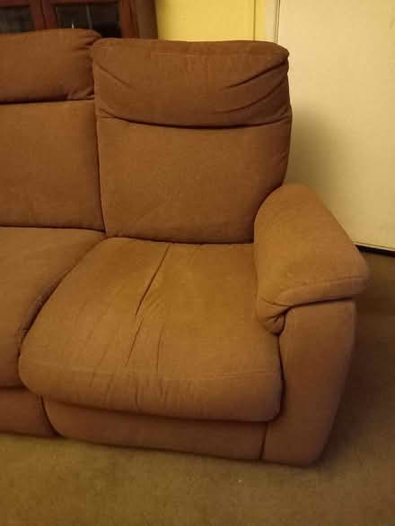 Photo of free 3 seater reclining sofa. (Gunby NG33) #4