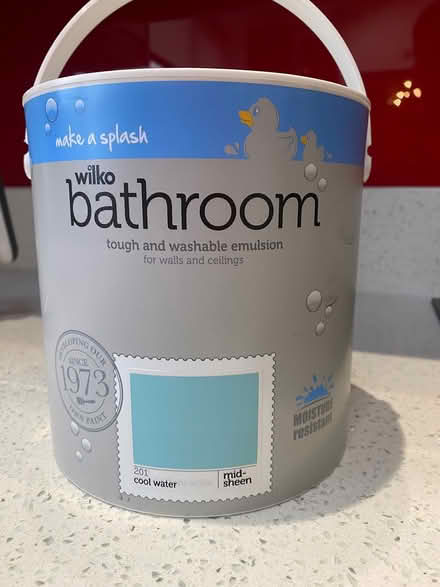 Photo of free Bathroom paint (Dronfield S18) #1