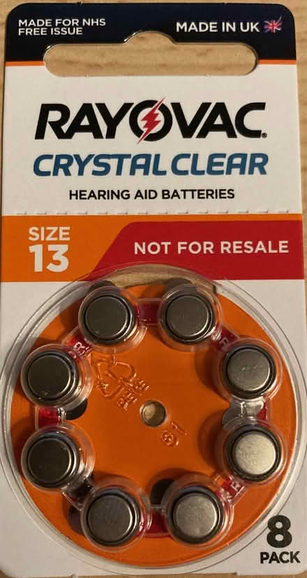Photo of free Hearing Aid Batteries (CT1) #2