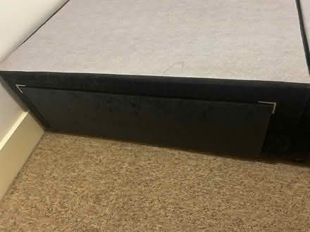 Photo of free Grey Double Divan Bed (Stockwell SW9) #2