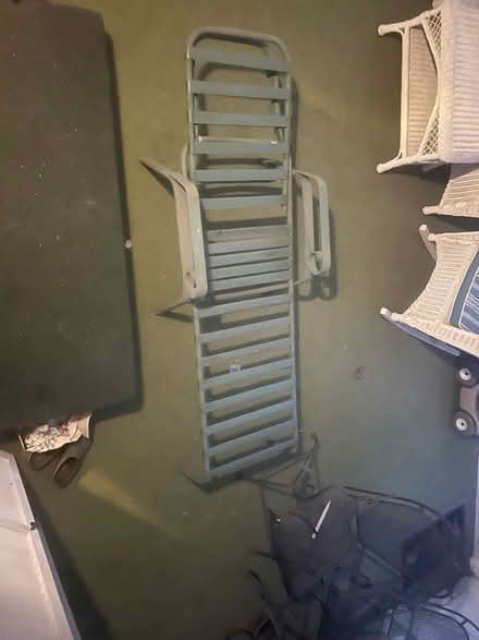 Photo of free Outdoor lounger needs cushion (Clifton Park) #2