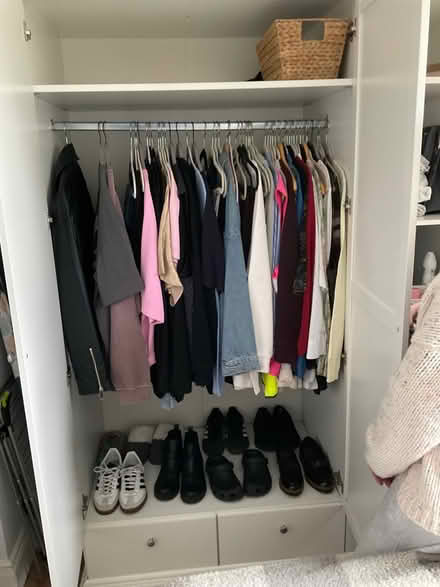 Photo of free Triple door white wardrobe (Chistlehurst) #2