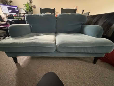 Photo of free Light blue two-seater sofa (Portsmouth PO1) #3