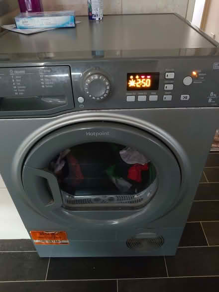 Photo of free Grey 8kg Hotpoint Condenser Dryer (Bradwell Common MK13) #1