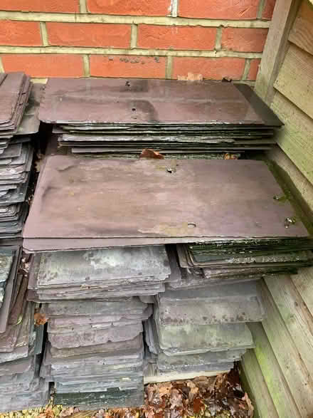 Photo of free Old slate roof tiles (Pirbright GU24) #1