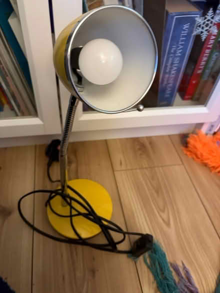 Photo of free Yellow desk lamp (Burnham, SL1) #1