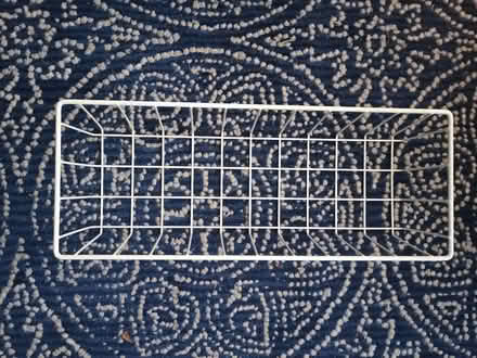 Photo of free White plastic coated wire basket (Barming Heath ME16) #1