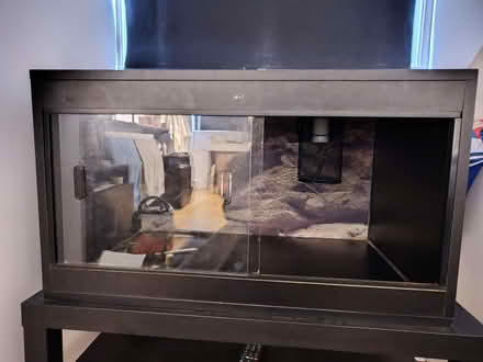 Photo of free Wooden vivarium with sliding glass doors (Raynes Park SW20) #1