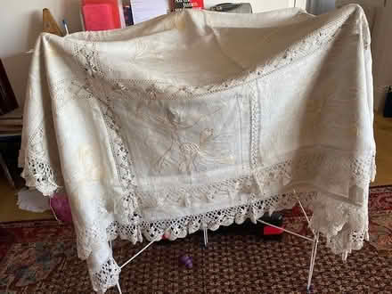Photo of free Very old large tablecloth (Malvern WR14) #1