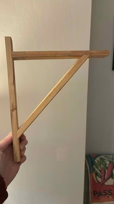 Photo of free Five Ikea Wooden Shelf Brackets (PL1) #1