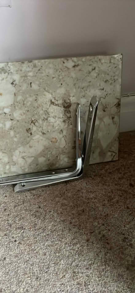 Photo of free Marble shelf and brackets (BR3 5AR) #1