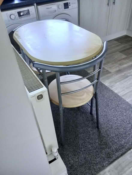 Photo of free Two seater table and chairs (Pontefract WF8) #1