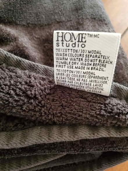 Photo of free 2 Black Towels (Near Experimental Farm) #2