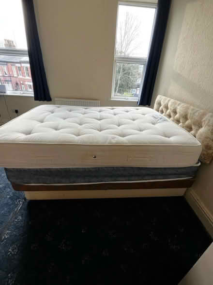 Photo of free Bed , and 3 mattresses (Sk14JT) #2