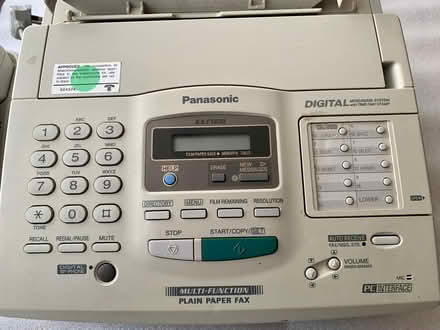 Photo of free panasonic fax machine (Reigate RH29) #2