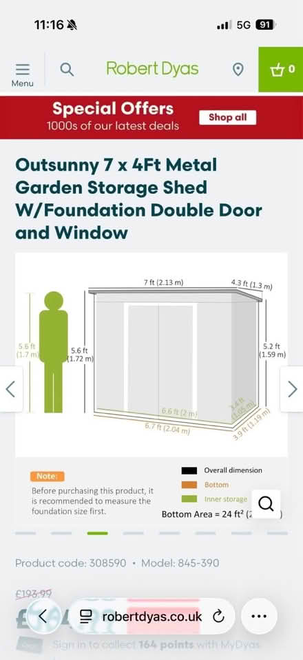 Photo of free Metal garden shed (Wood Green N22) #2