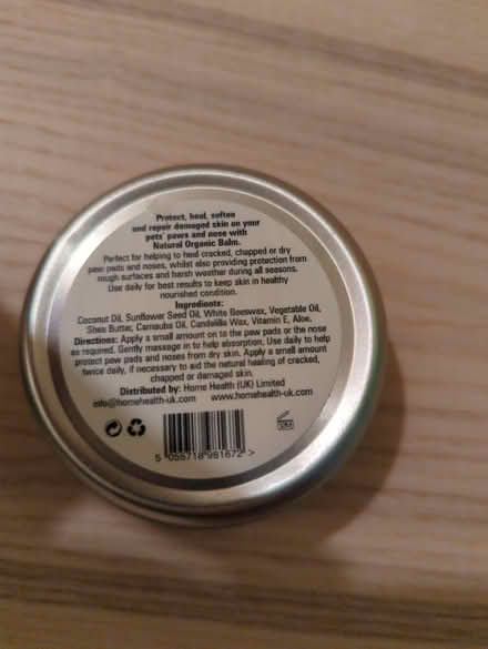 Photo of free Dog nose and paw balm (Aston OX18 2) #2