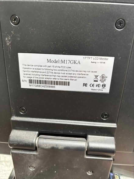 Photo of free 17” Monitor for PC (Queenstown FY1) #3