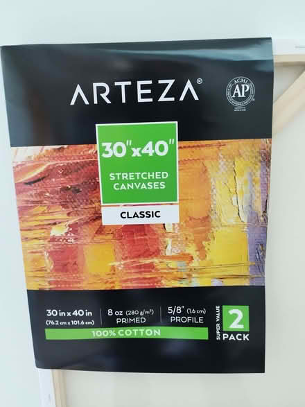 Photo of free large art canvases x 2 (Naunton WR8) #2