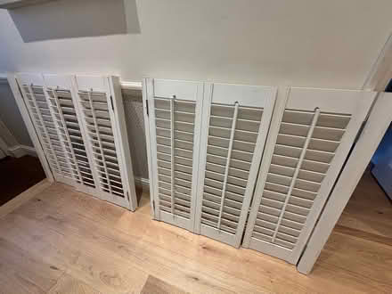 Photo of free White wooden shutters (SW18) #3