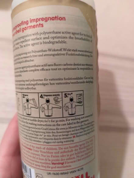 Photo of free Fjalltaven PFC free re-waterproofer (Aston OX18 2) #3