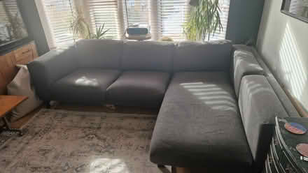 Photo of free L-shape sofa (grey colour) (Weston) #1