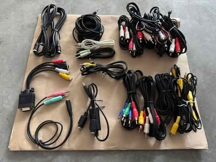 Photo of free Audio video cables adapters (Berryessa) #1