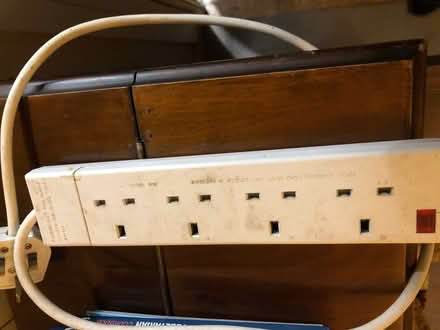 Photo of free 4 socket extension cable (Freehold LA1) #1