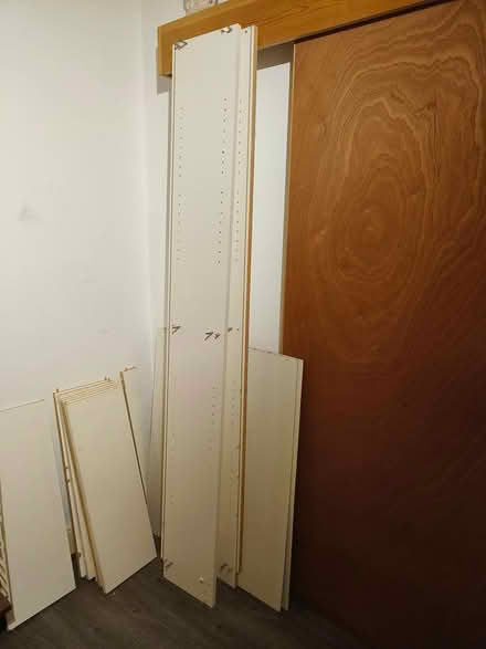 Photo of free Tall white IKEA bookcase (Earlswood RH1) #2