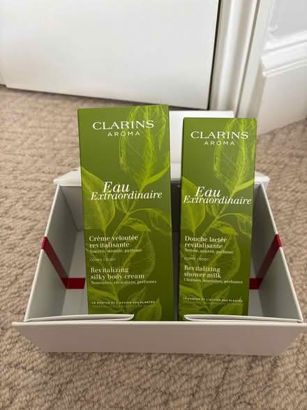 Photo of free Clarins gift set - new (Chiswick, W4) #1