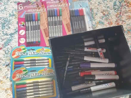 Photo of free Job lot of new marker/disc pens (Woodside WD25) #1