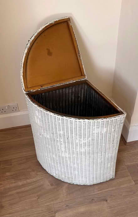 Photo of free Vintage wicker laundry basket (Blackheath SE3) #1