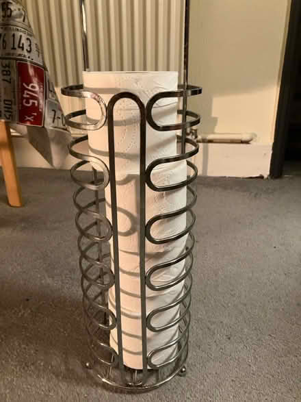 Photo of free Chrome toilet roll holder (Waddon) #1