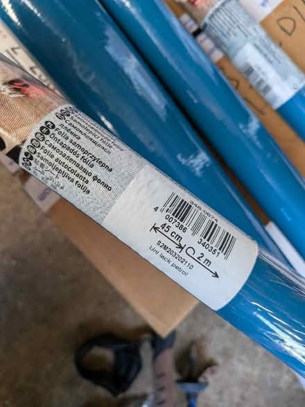 Photo of free Teal blue vinyl wrap (Springfield CM1) #2