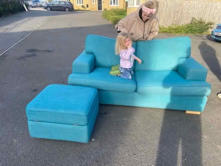 Photo of free sofa bed lots of life in it (S80 Worksop) #1